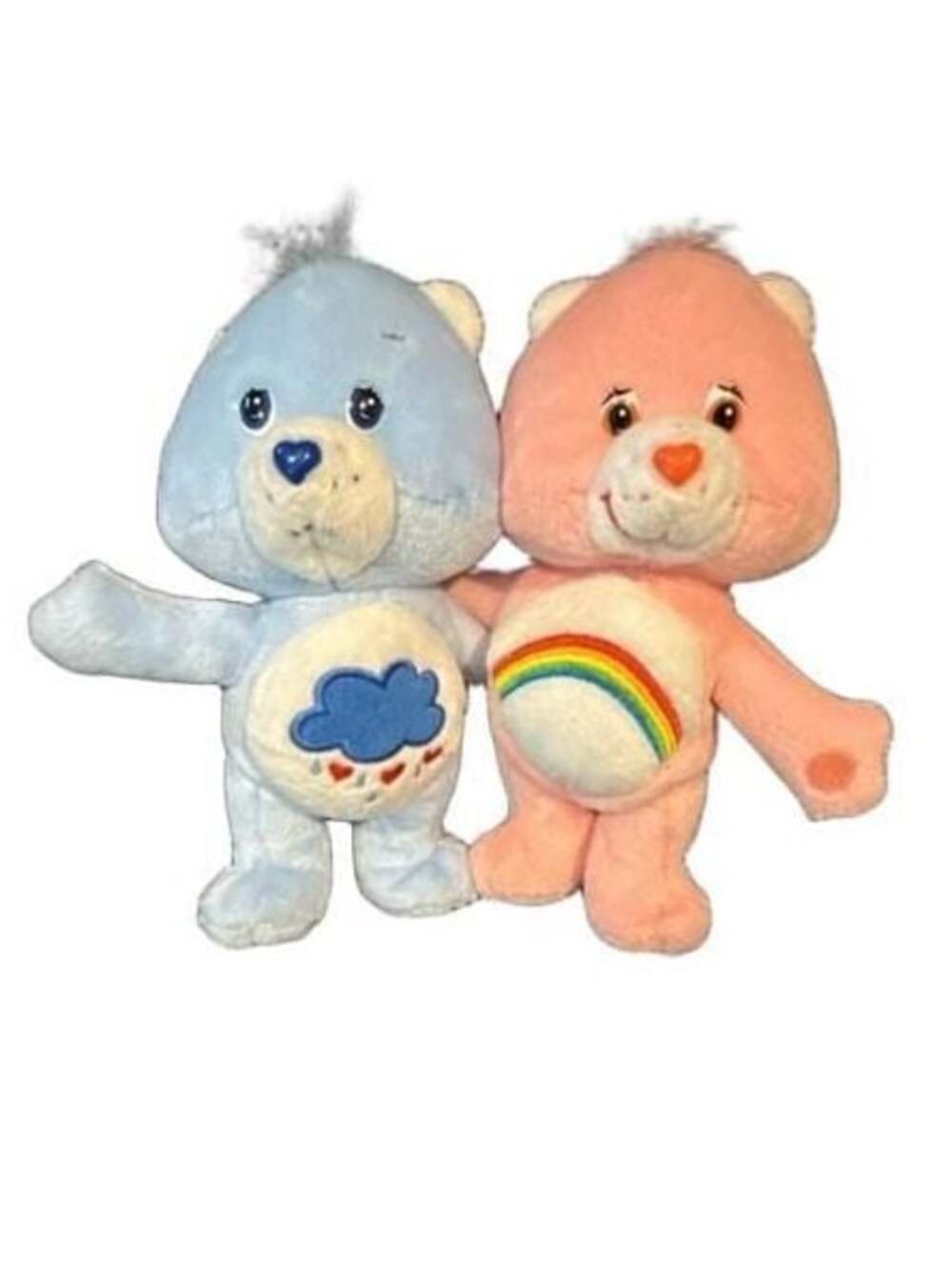 Care Bears Cuddle Pairs Series Cheer Bear & Loyal Heart Dog 6" Plush Set